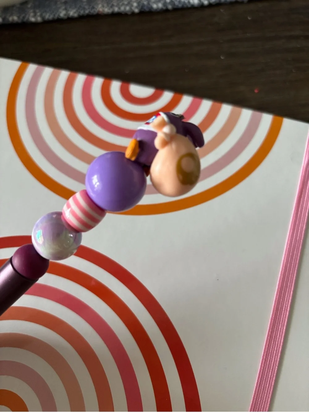 Mario: Wario Rabbit handmade beaded pen